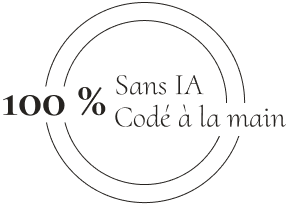 Site 100% sans IA